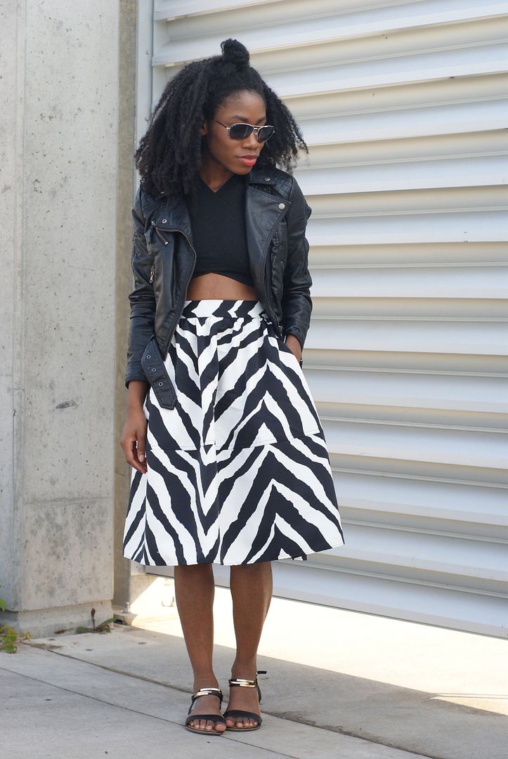 Going wild The Zebra Print Skirt Sincerely Miss J